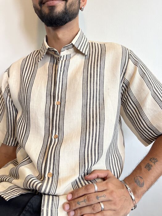 Striped Linen Shirt - image 2