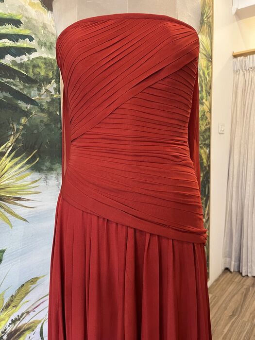 Draped Halter Gown - image 2